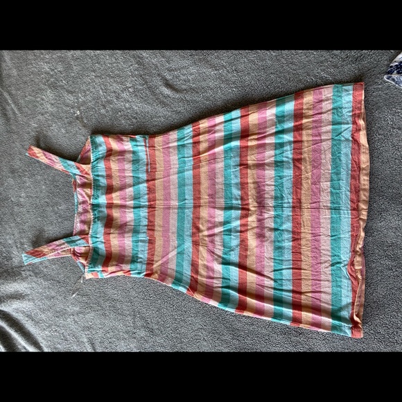 Rosie Harlow Womens Striped Square-Neck Dress - Picture 6 of 7